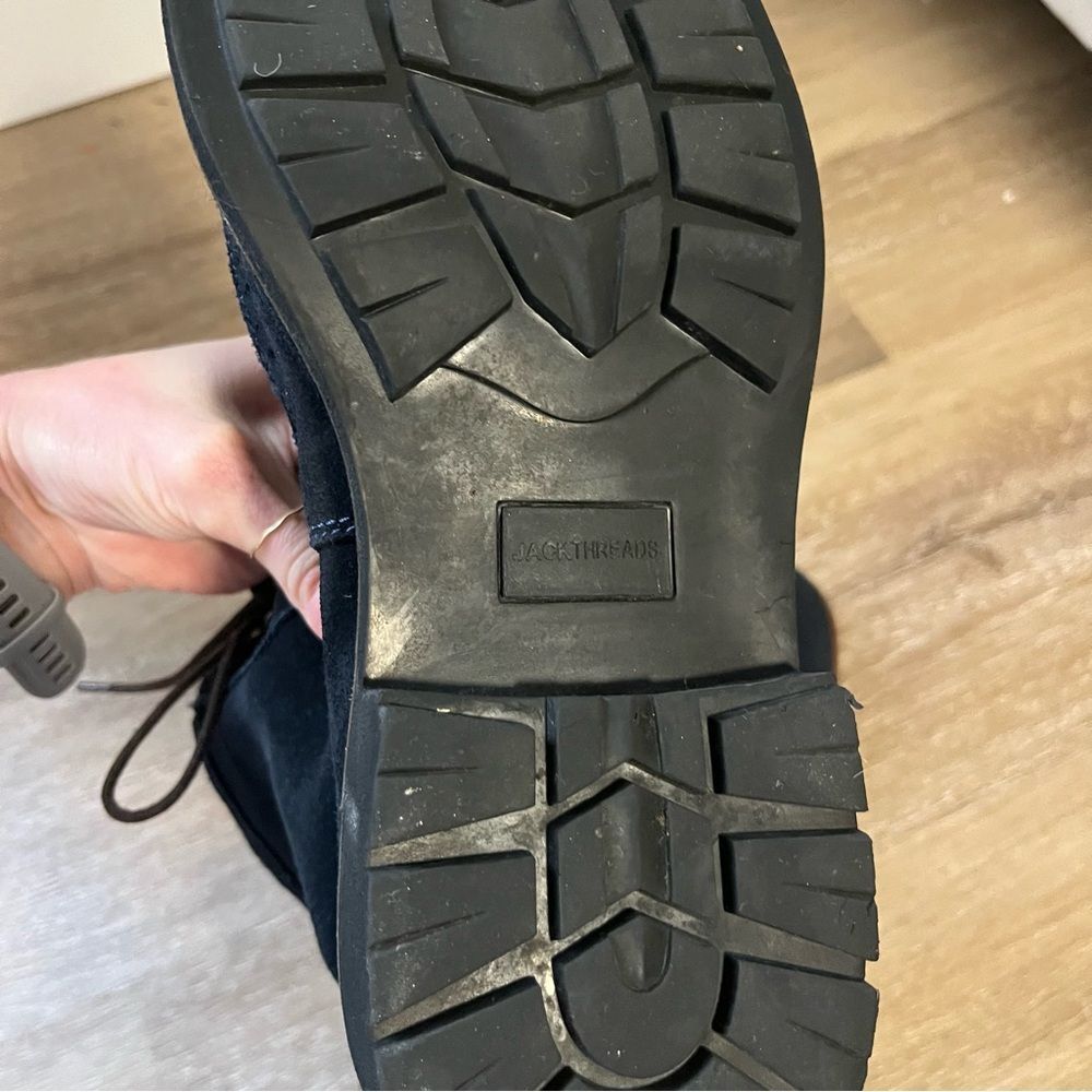 Jack Threads Blue Suede Boot - Picture 6 of 8